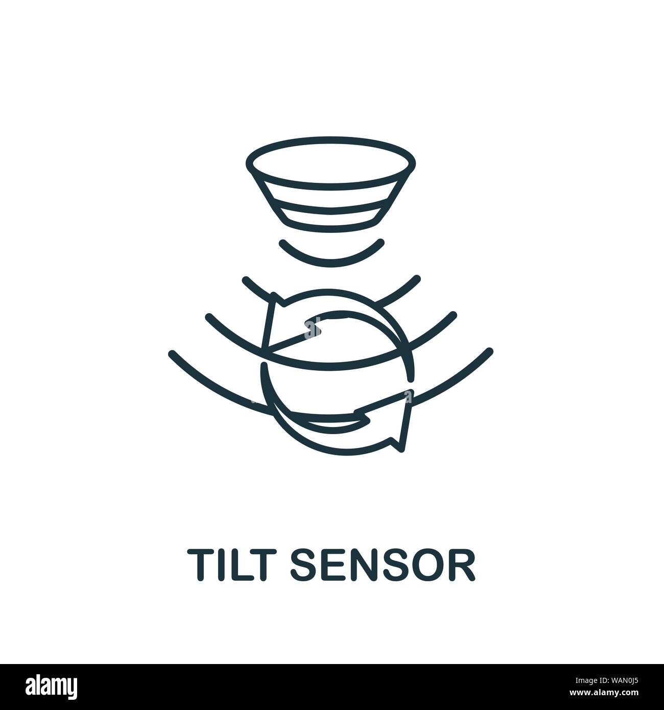 Tilt sensor Banque d'images vectorielles - Alamy