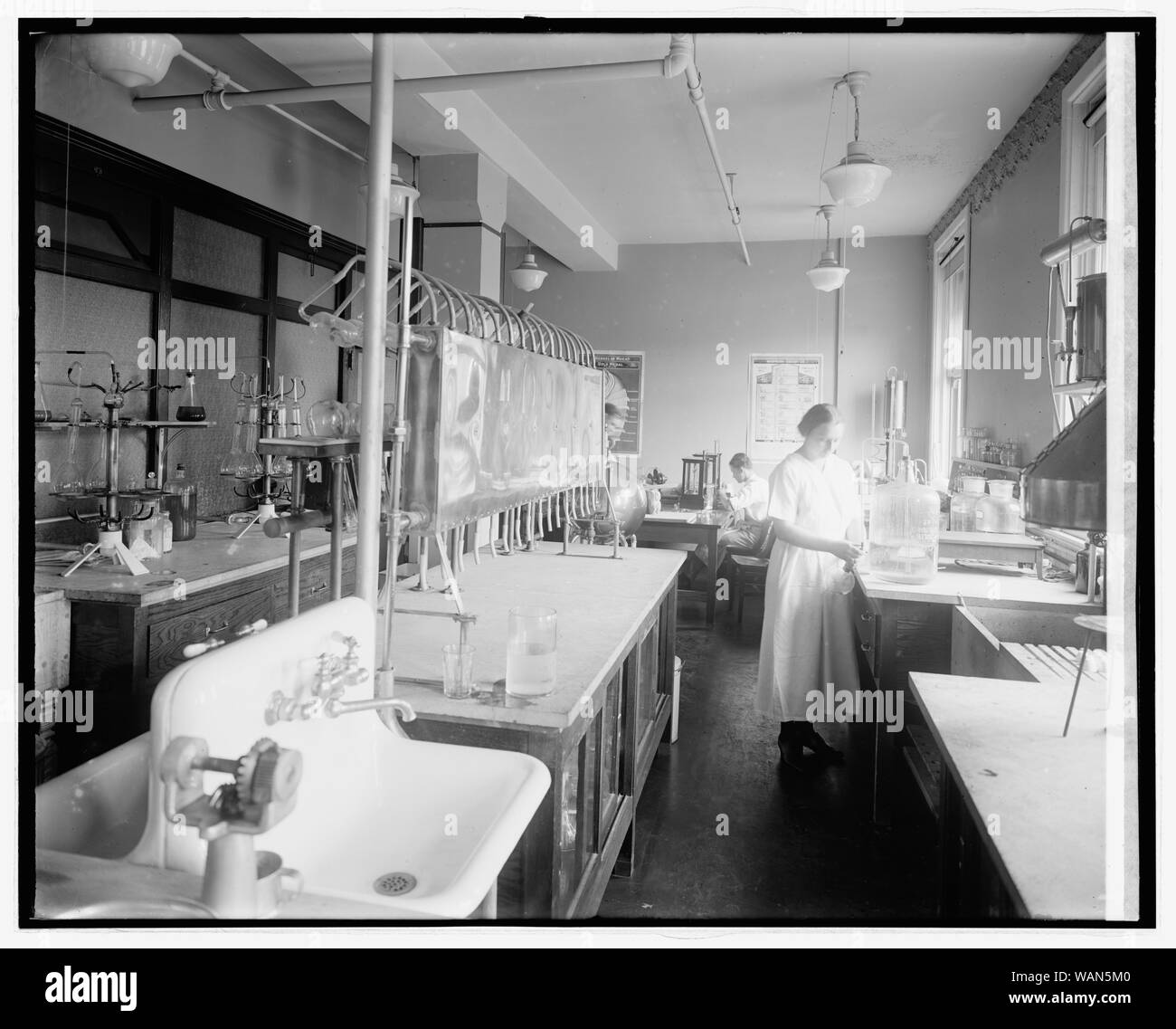 Corby's laboratory Banque D'Images