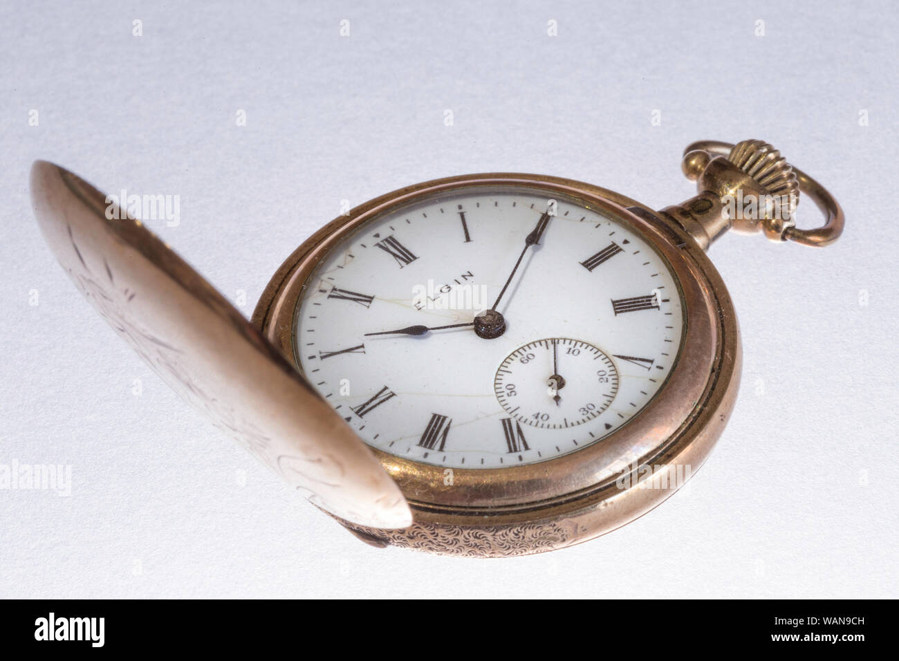 Encore vie avec la montre de poche Elgin Railroad, USA Photo Stock - Alamy