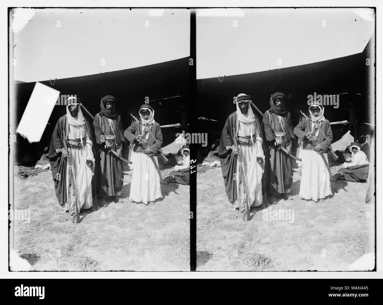 Costumes, les personnages, etc. groupe de Bédouins Banque D'Images