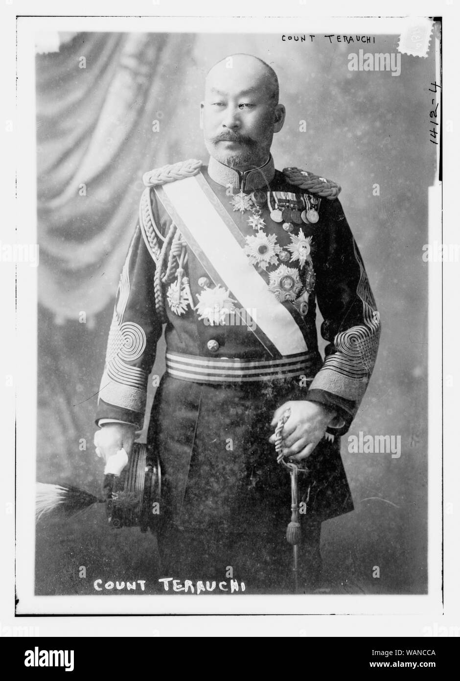 Comte Terauchi Banque D'Images