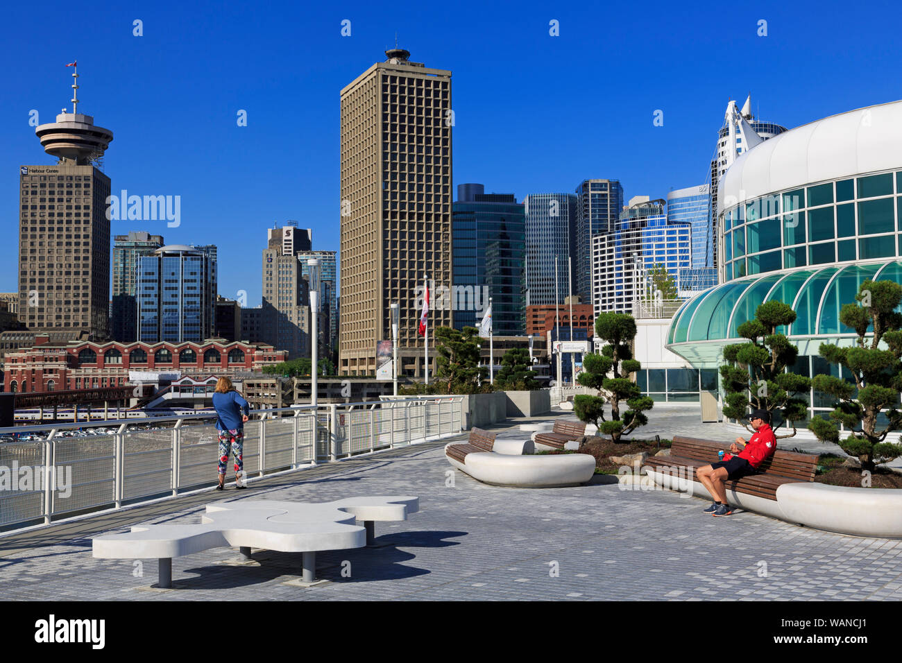 Convention Centre Est, Vancouver City, Colombie-Britannique, Canada, USA Banque D'Images