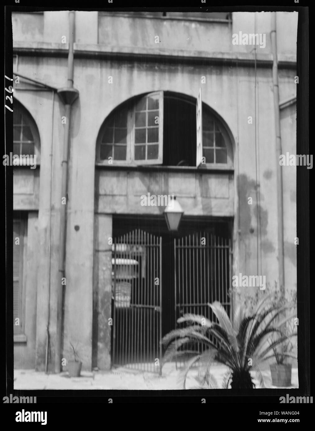 Cour intérieure, La Nouvelle-Orléans Banque D'Images