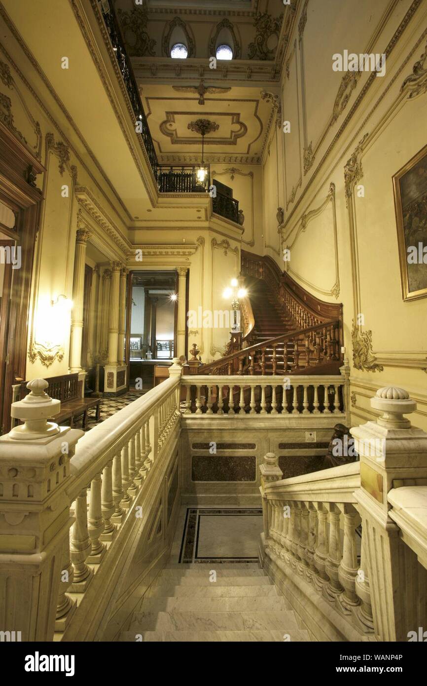 Intérieur du Musée du Gaucho, Montevideo, Uruguay Banque D'Images