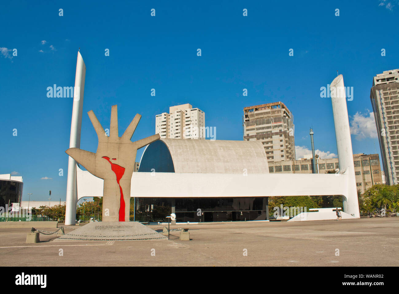 Mémorial de l'Amérique latine, Barra Funda, São Paulo, Brésil Banque D'Images