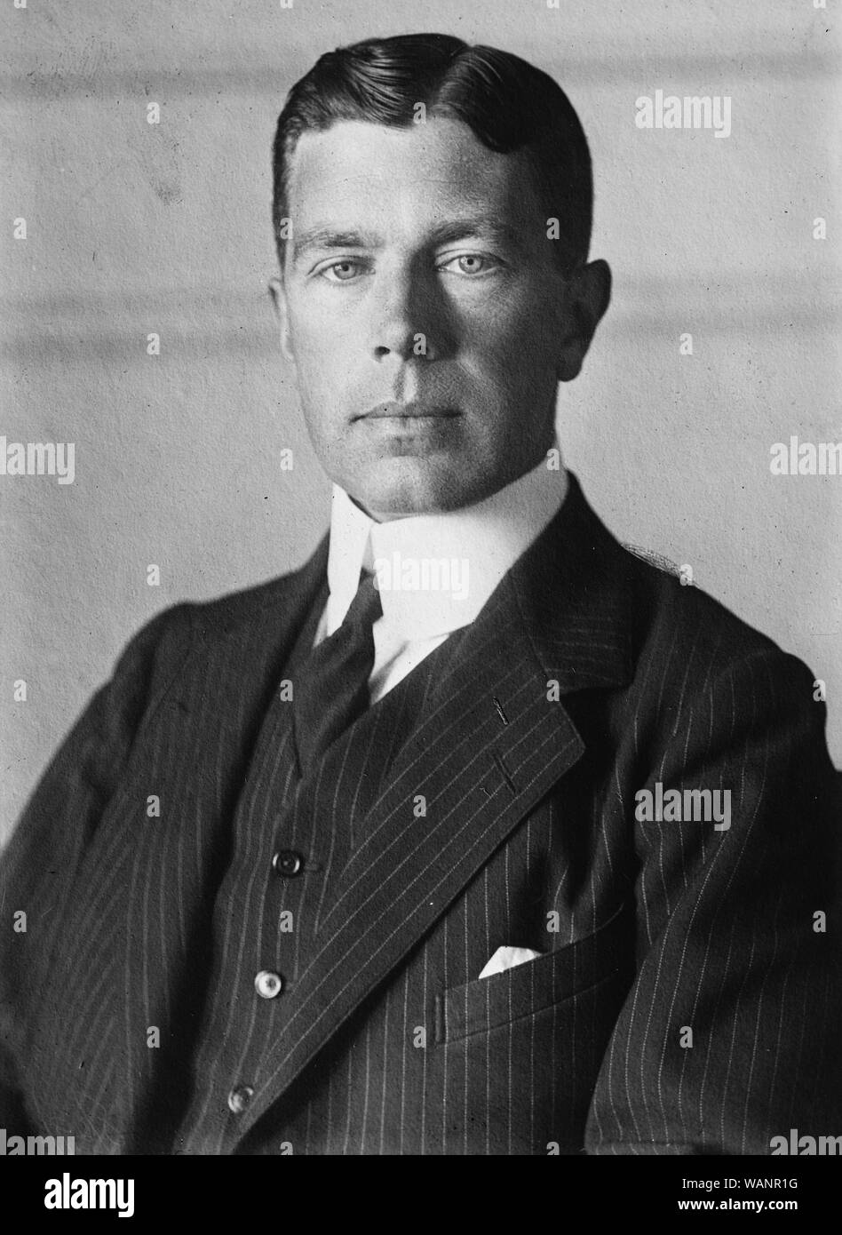 Le Prince Héritier Gustave Adolphe de Suède (1882-1973). En 1950, il devrait succéder à son père, le roi Gustave V, Roi de Suède. Banque D'Images