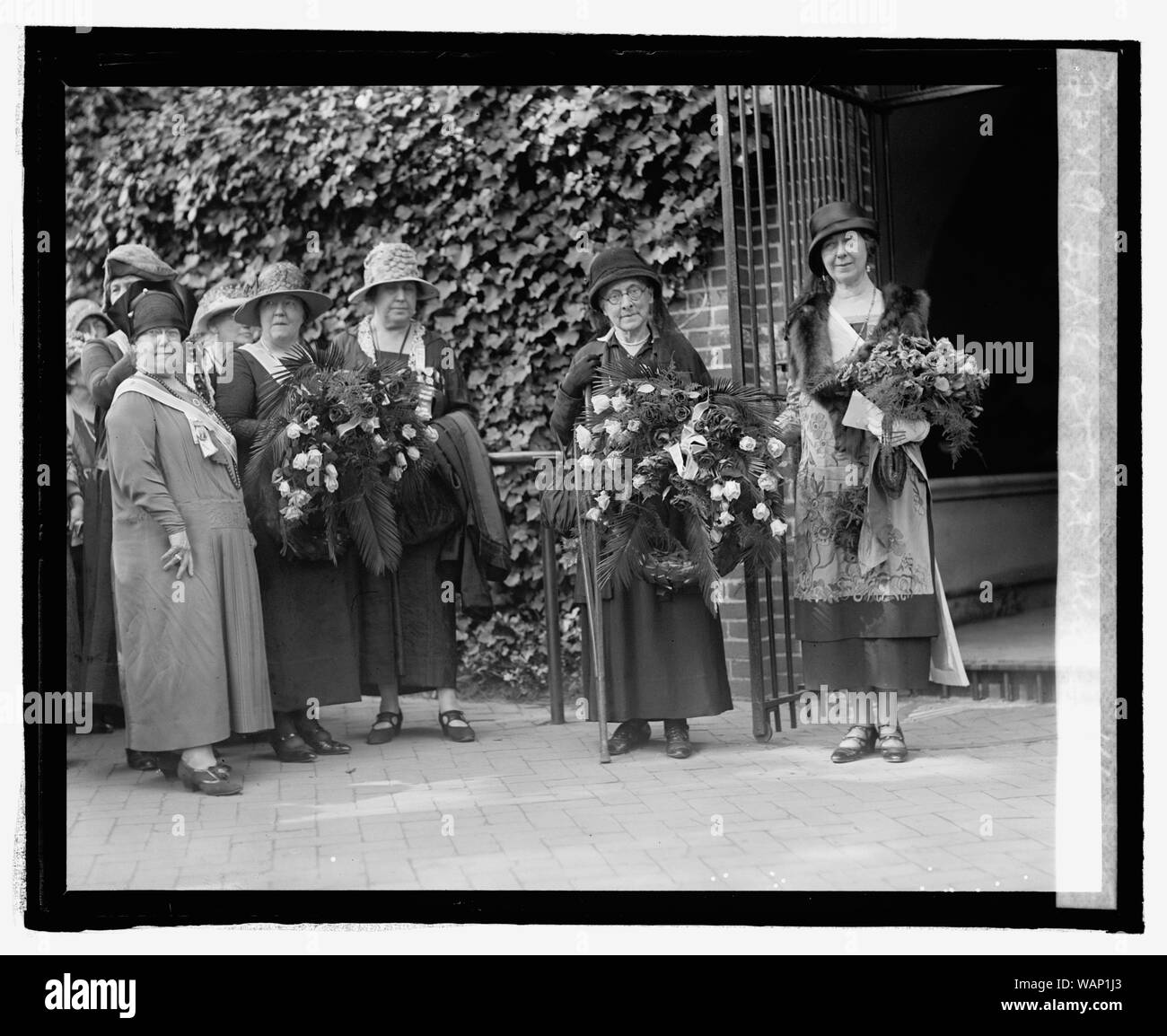 D.A.R. agents à Mt. Vernon, 4/24/25 Banque D'Images