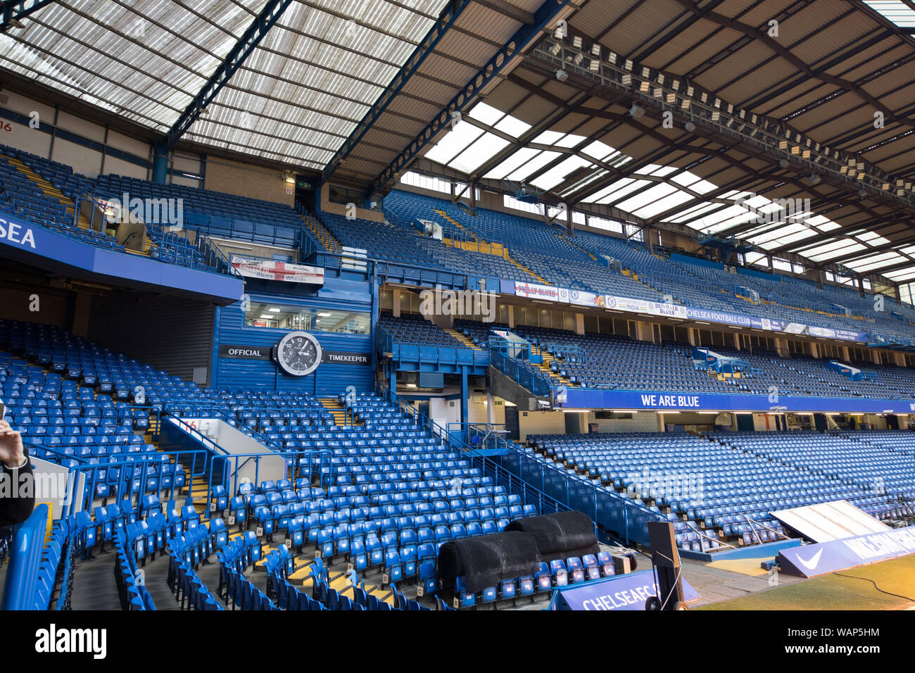 Stamford Bridge, Chelsea Home Stadium, Londres. Banque D'Images