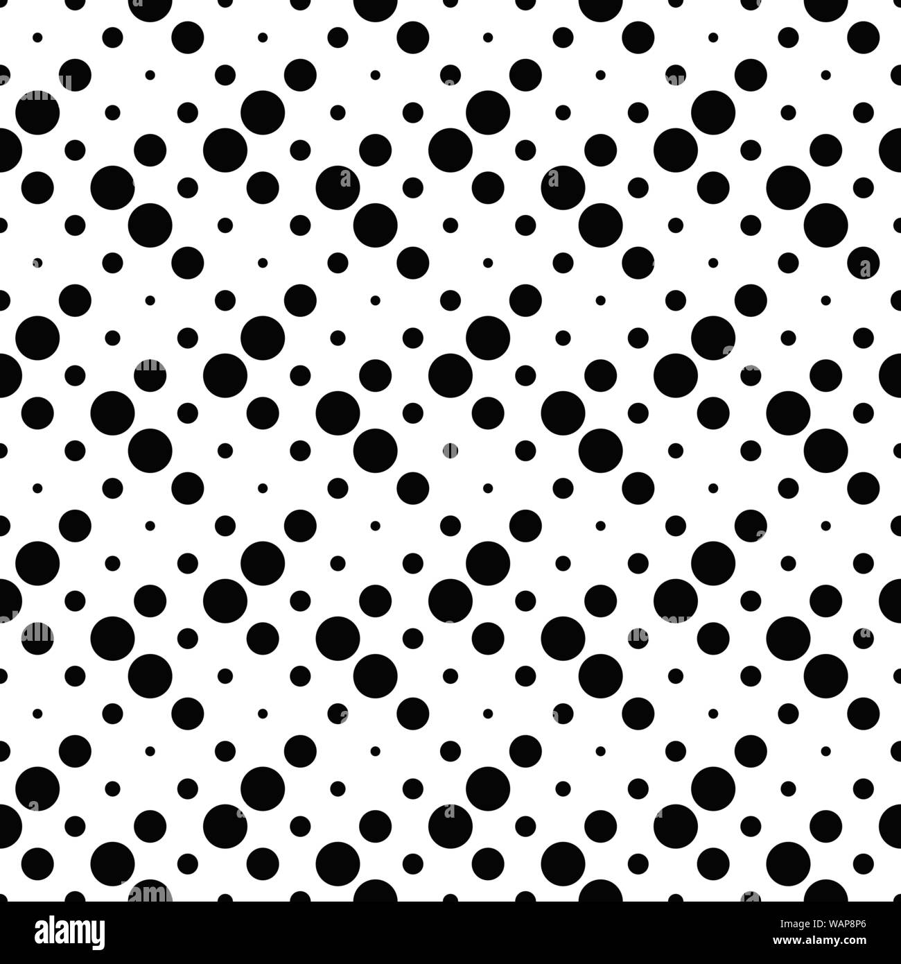 Résumé motif de points sans contexte - conception graphique vectoriel monochrome provenant des milieux Illustration de Vecteur