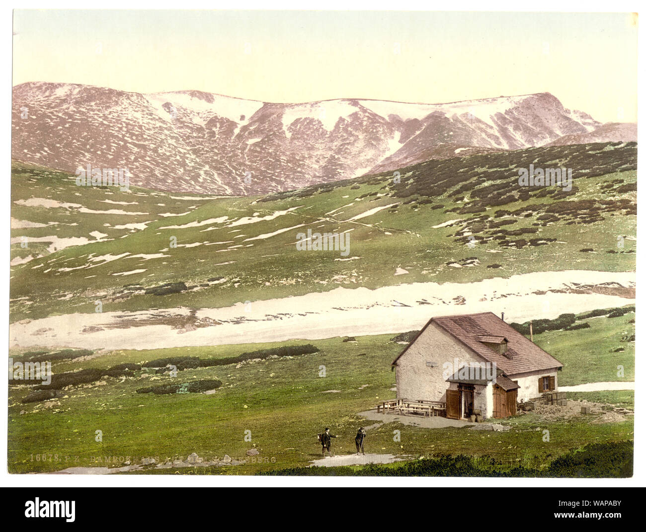 Dambokhaus sur le Schneeberg, Basse-Autriche, Autriche-hongrie ; impression no. 16678. ; fait partie de : Vues de l'Empire austro-hongrois à l'Photochrom collection imprimée. ; titre de la Detroit Publishing Co., catalogue J-section étrangère, Detroit, Michigan : Detroit Publishing Company, 1905. Banque D'Images