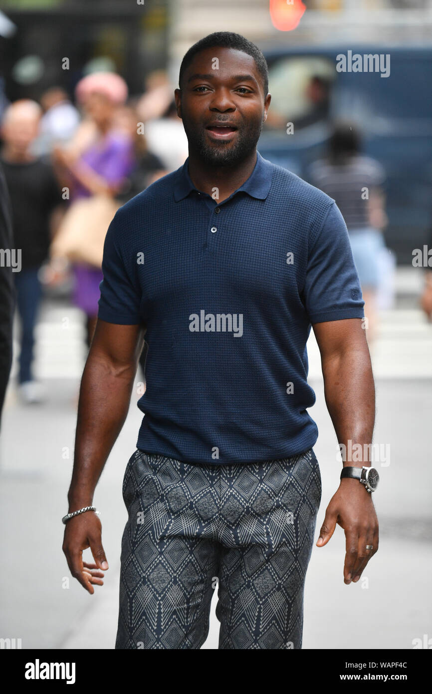 Construire Speaker Series, New York, USA - 07 août 2019 - David Oyelowo Banque D'Images