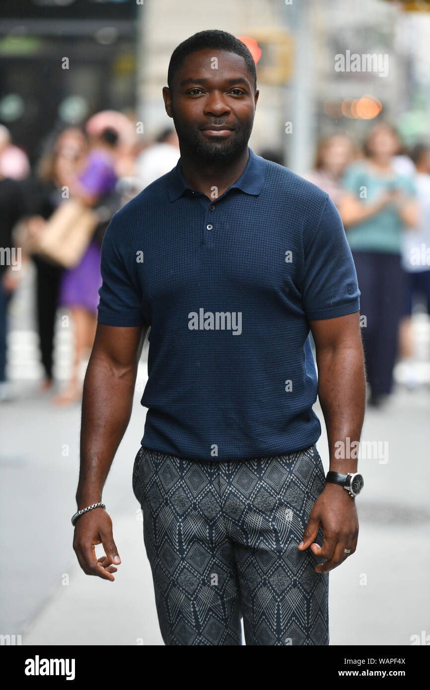 Construire Speaker Series, New York, USA - 07 août 2019 - David Oyelowo Banque D'Images