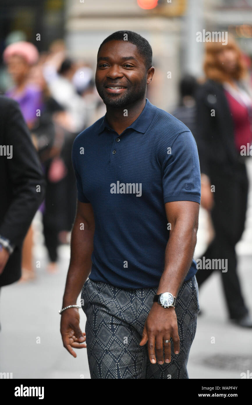 Construire Speaker Series, New York, USA - 07 août 2019 - David Oyelowo Banque D'Images