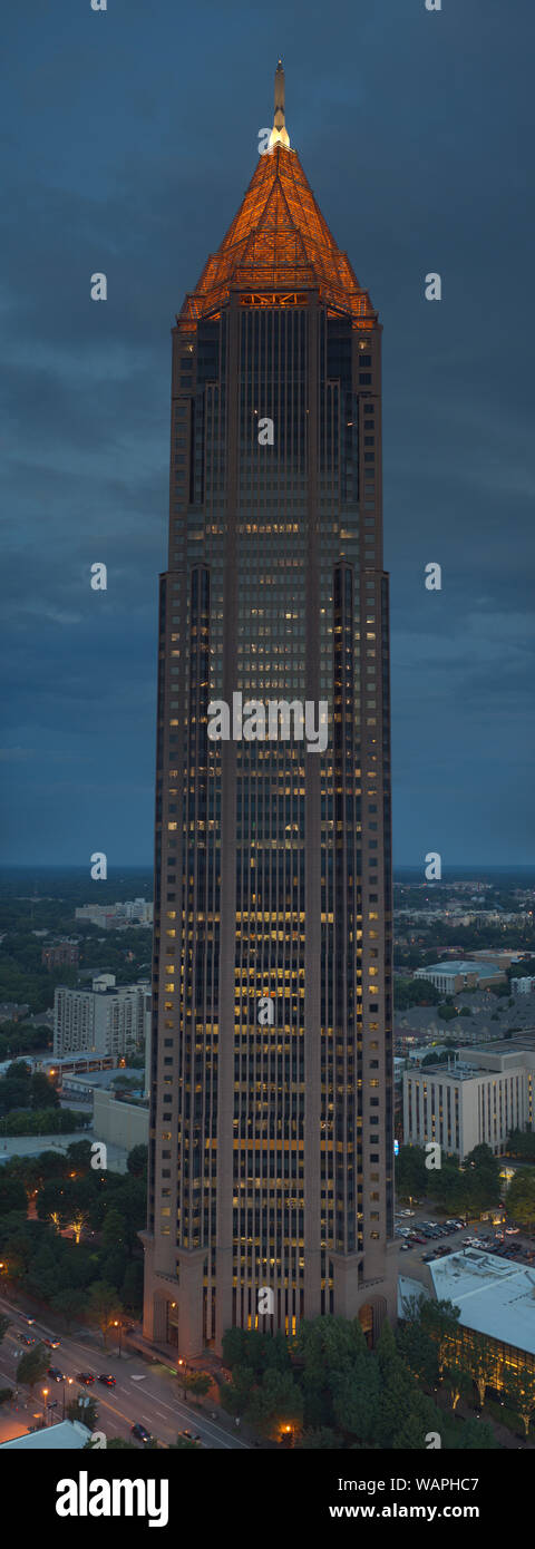 Bank of America Building, Atlanta, Géorgie Banque D'Images