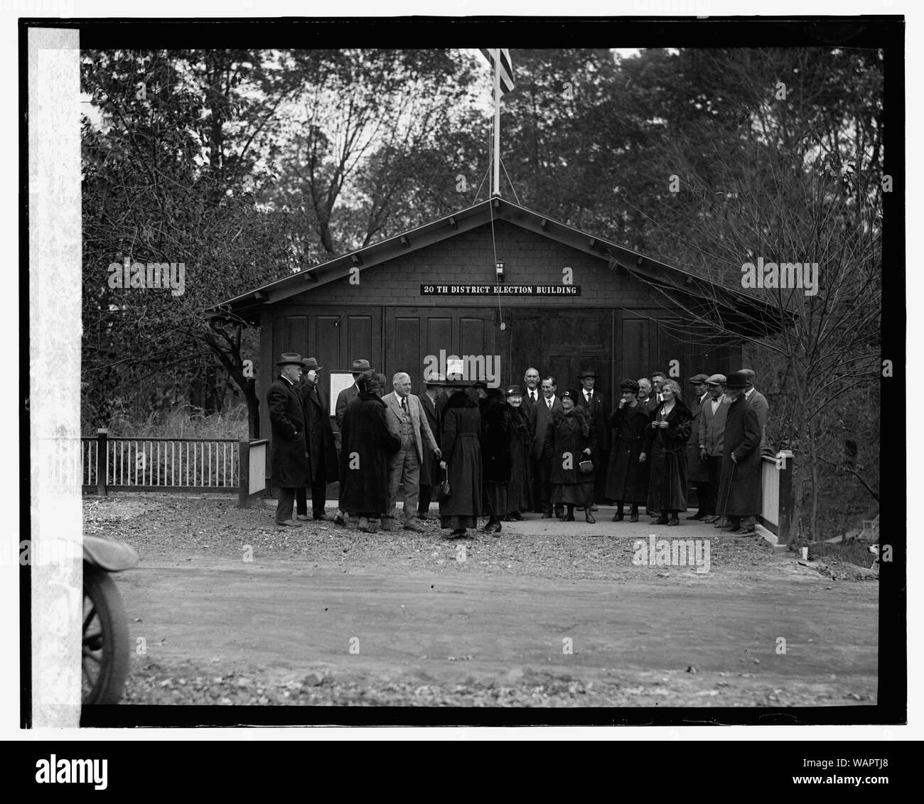 Élection Delux bldg. & Isoloir à Lanham, Md. Banque D'Images