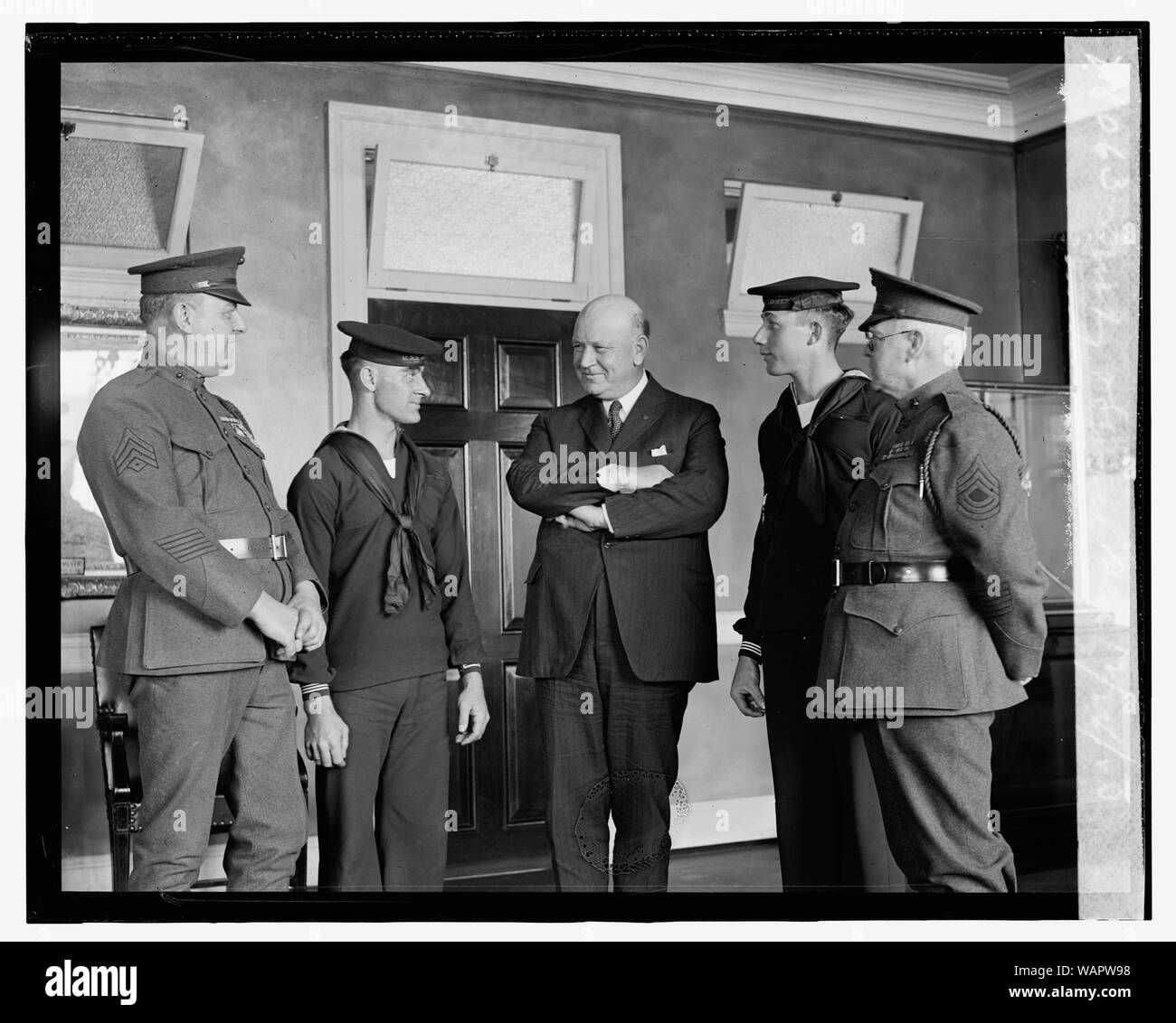 Denby & Service men, 12/24/23 Banque D'Images