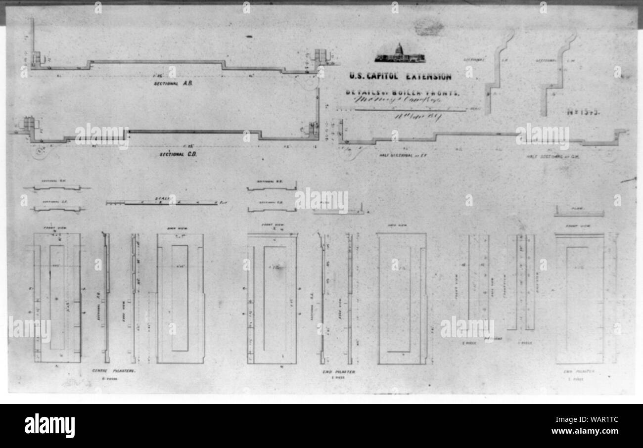 Détails des fronts de la chaudière Banque D'Images