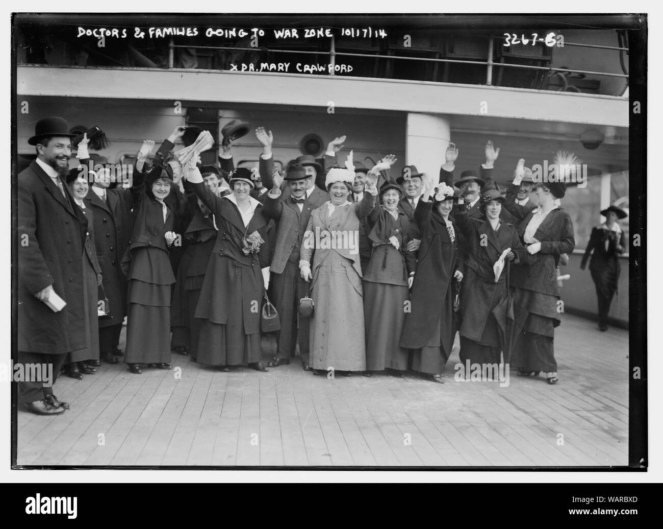Les médecins et les familles qui vivent à zone de guerre, 10/17/14, le Dr Mary Crawford Banque D'Images