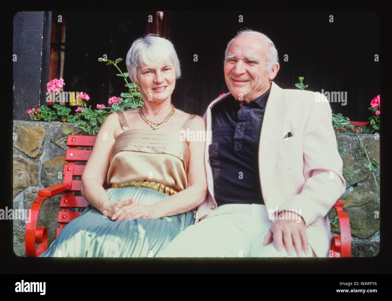 Doris et Ray Scott, de dépôt, de New York Banque D'Images