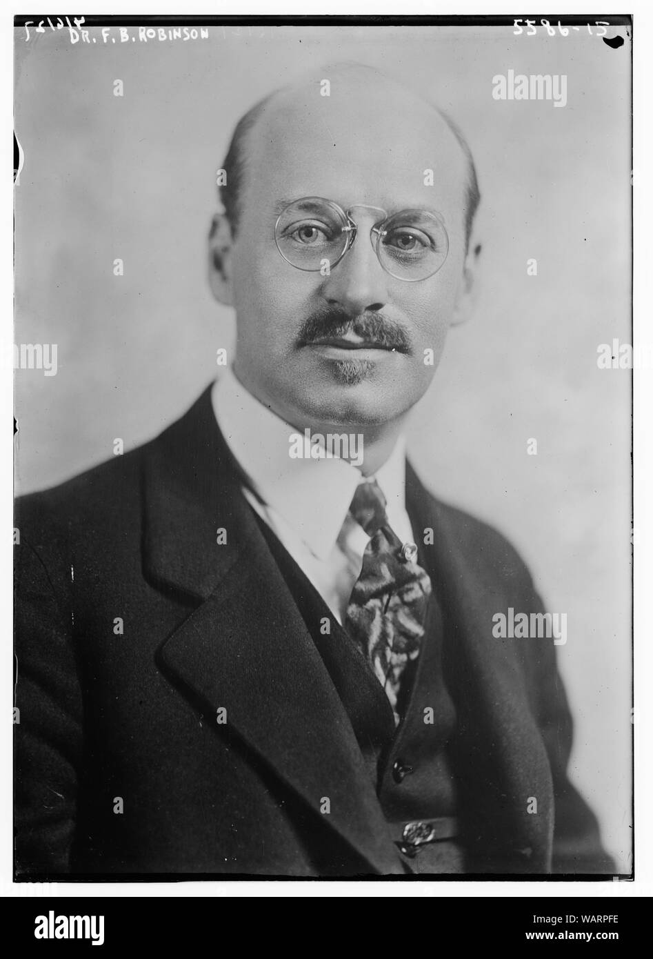 Le Dr F.B. Robinson Banque D'Images