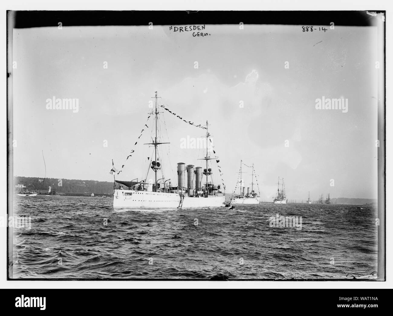 Dresde, navire allemand Banque D'Images