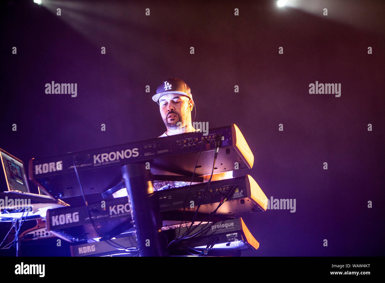 Biddinghuizen, Pays-Bas 17 août 2019 Dub Inc effectue live au festival Lowlands 2019 © Roberto Finizio/ Alamy Banque D'Images