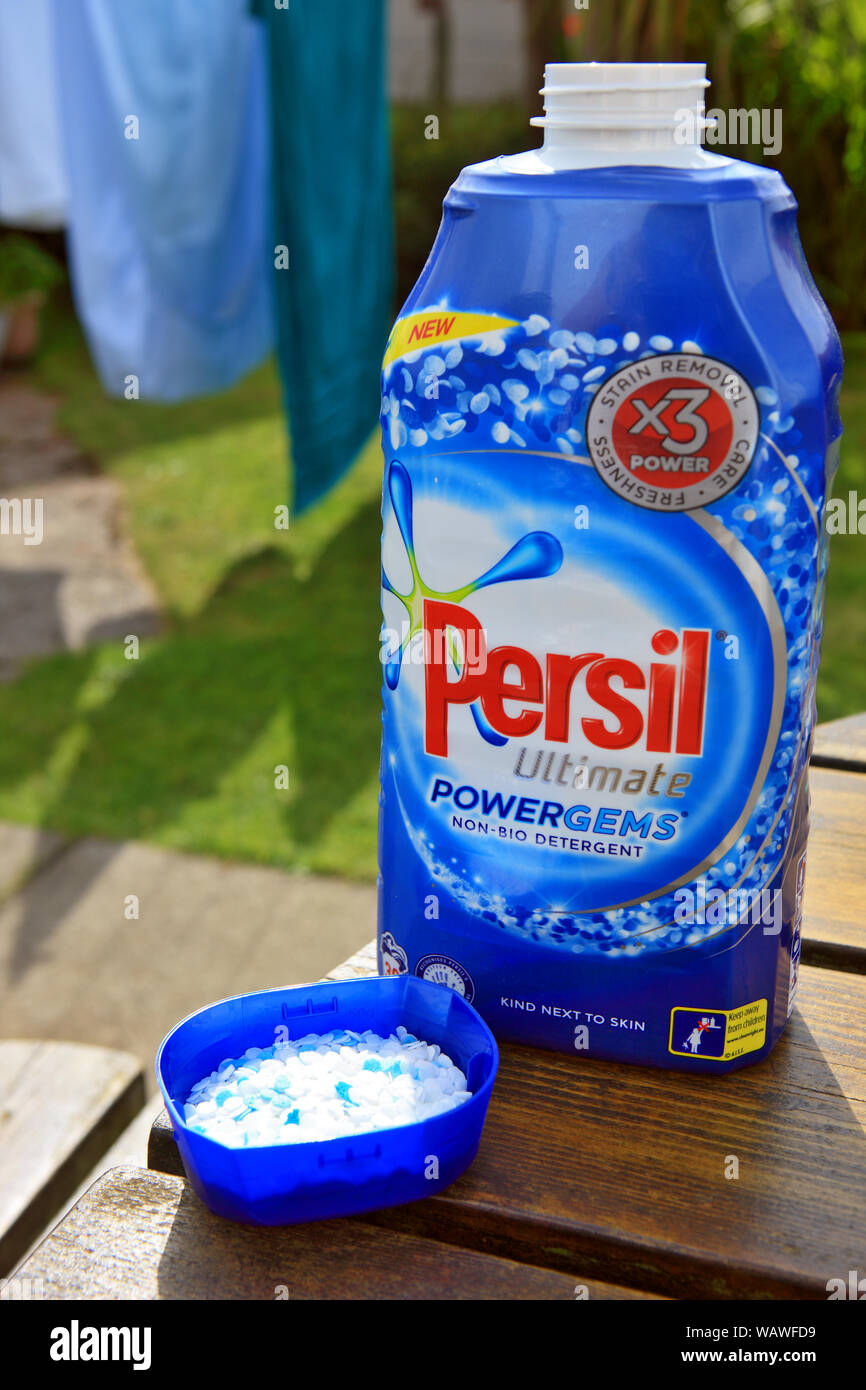 Détergent powergems Persil Banque D'Images