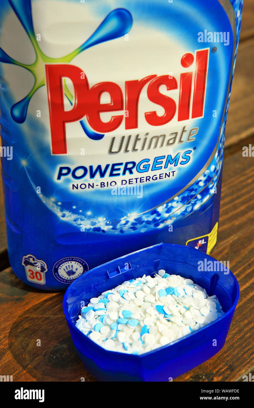 Détergent powergems Persil Banque D'Images