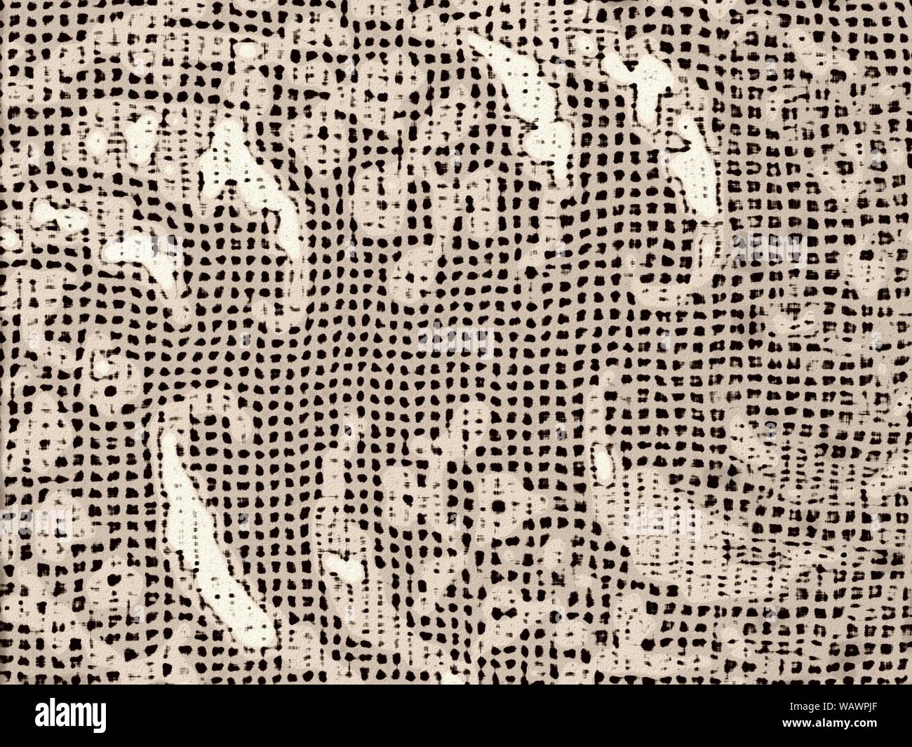 Napperon fait main grunge texture de fond. Motif en bonneterie. Banque D'Images