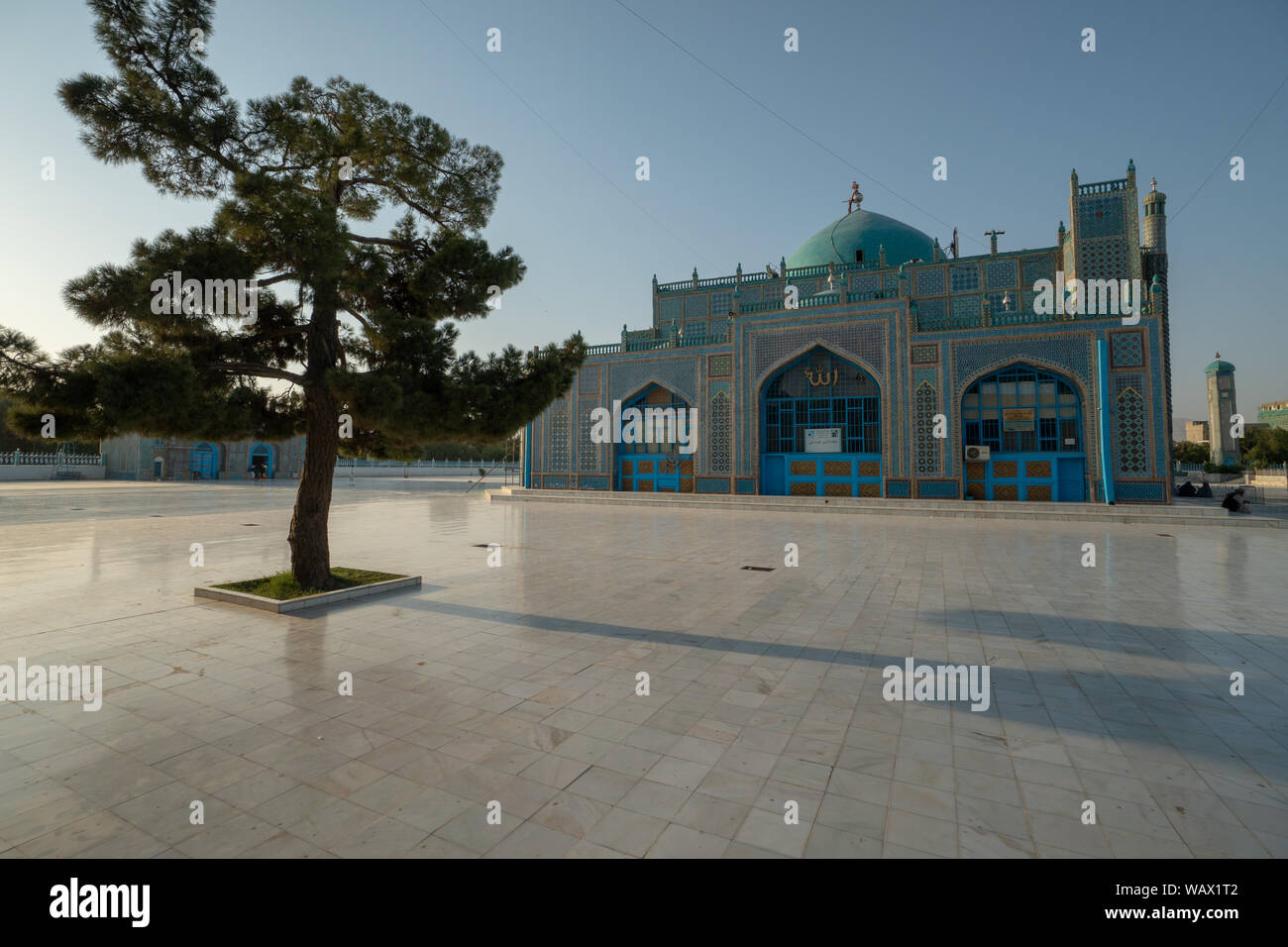 La mosquée bleue de Mazar-e Sharif, Afghanistan (tombeau de Hazrat Ali) Banque D'Images