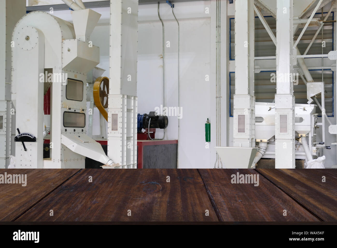 Machine de traitement du café dans l'industrie de l'usine alimentaire Banque D'Images