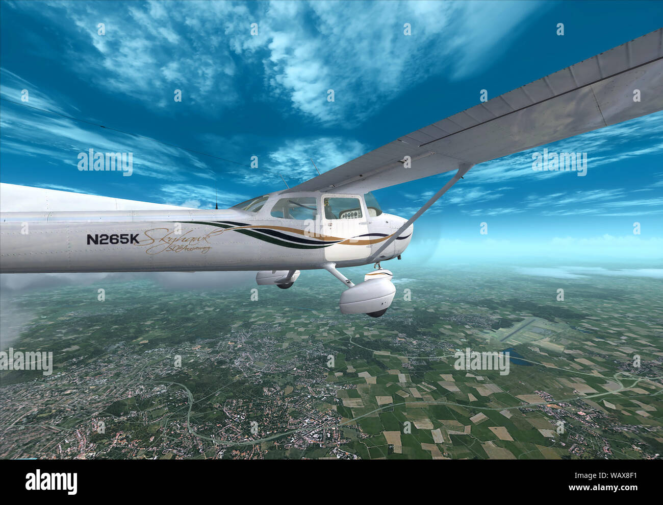 Cessna 172N Banque D'Images