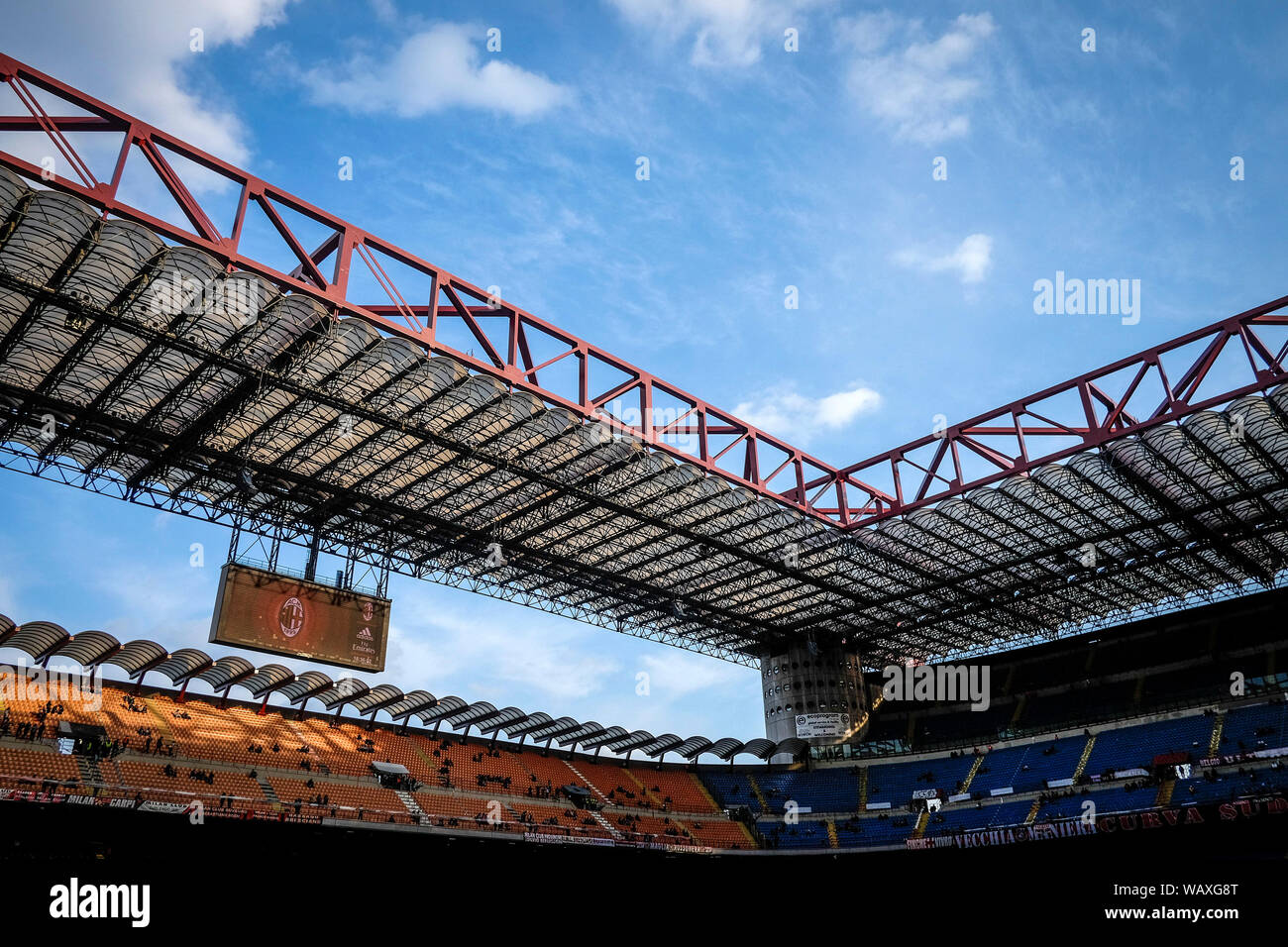 Le stade San Siro à Milan Banque D'Images