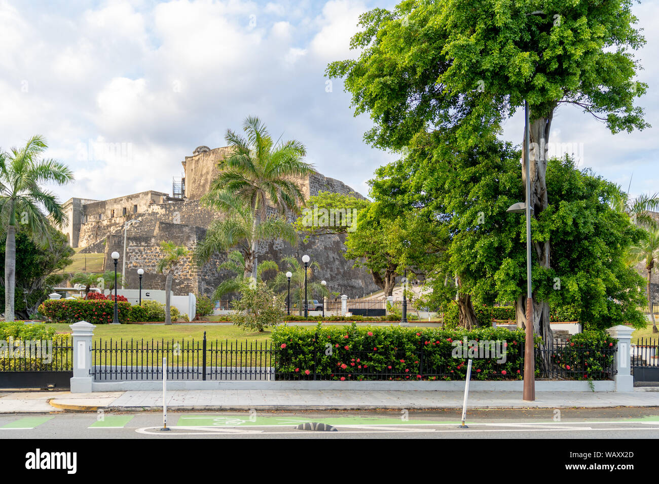 Fort San Felipe del Morro Porto Rico. Banque D'Images