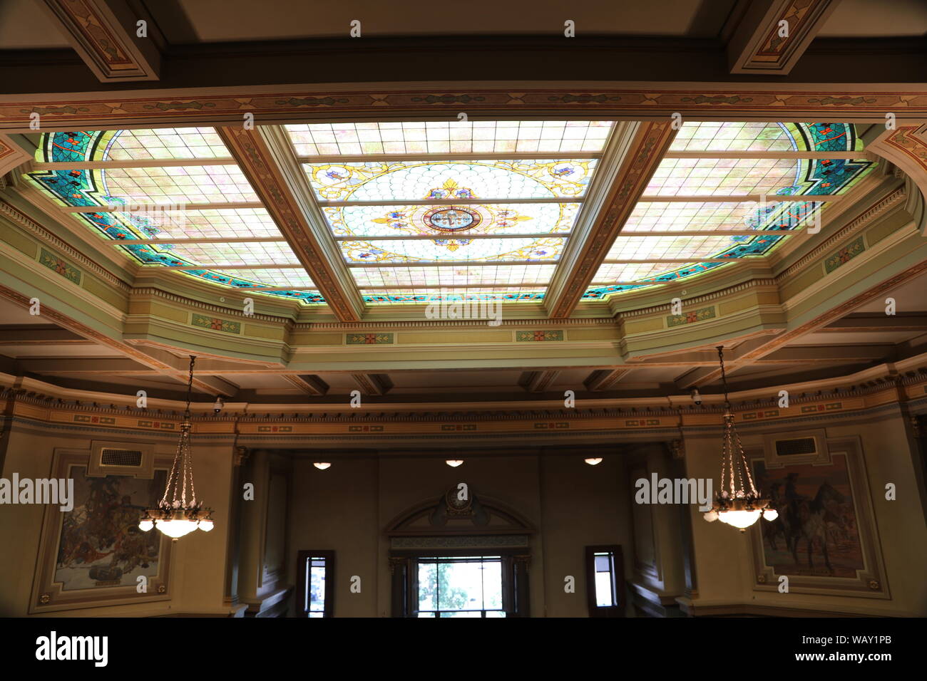 Bâtiment restauré du capitole de l'État du Wyoming, Cheyenne, Wyoming - juillet 2019 Banque D'Images