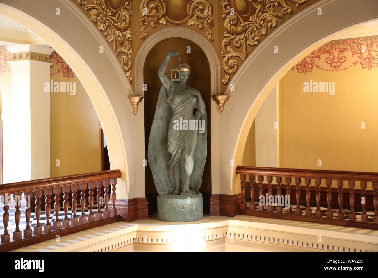 Bâtiment restauré du capitole de l'État du Wyoming, Cheyenne, Wyoming - juillet 2019 Banque D'Images