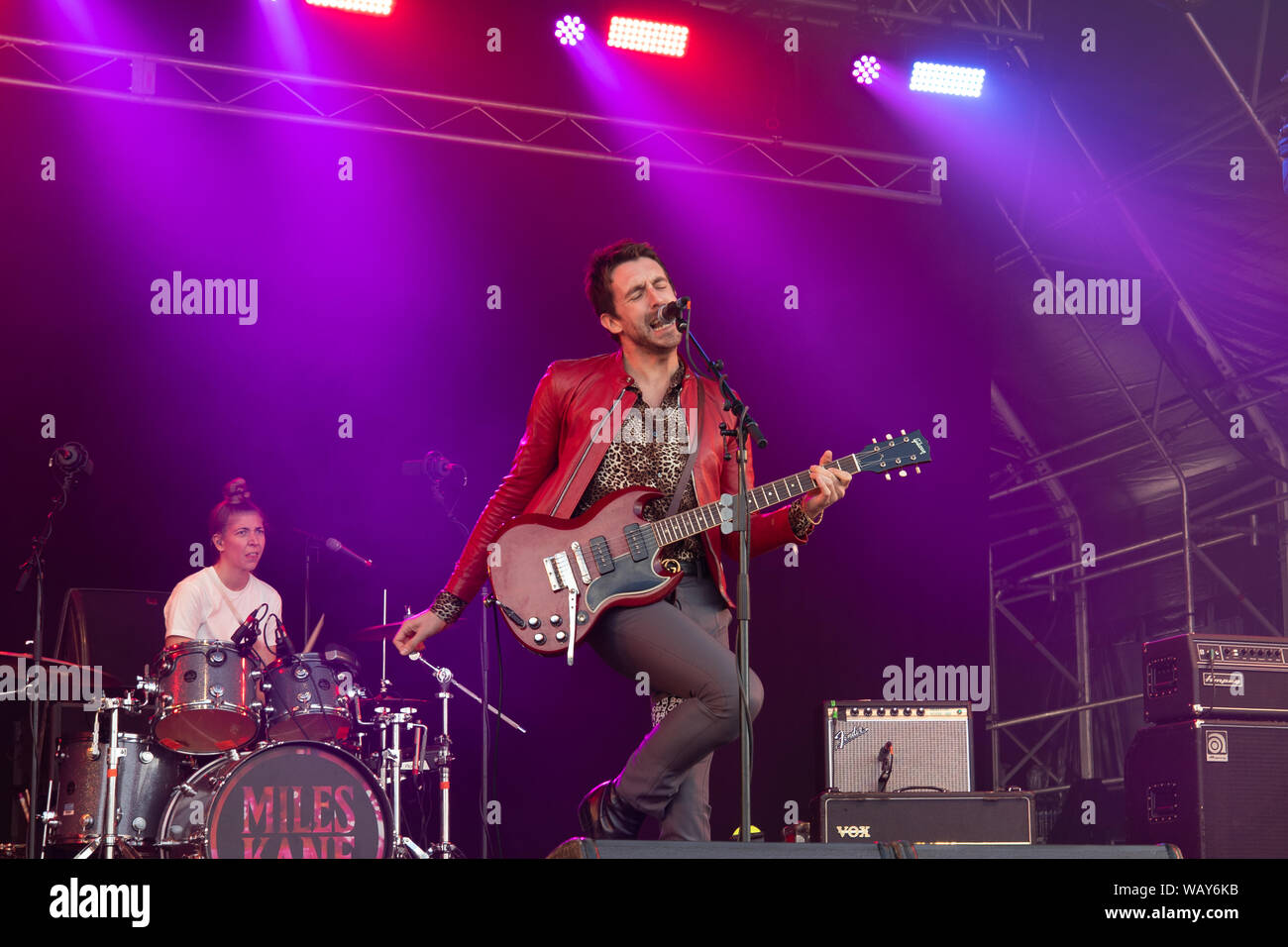 Du Sud 2018 CarFest à Laverstoke Park Farm, Overton, Hampshire Banque D'Images