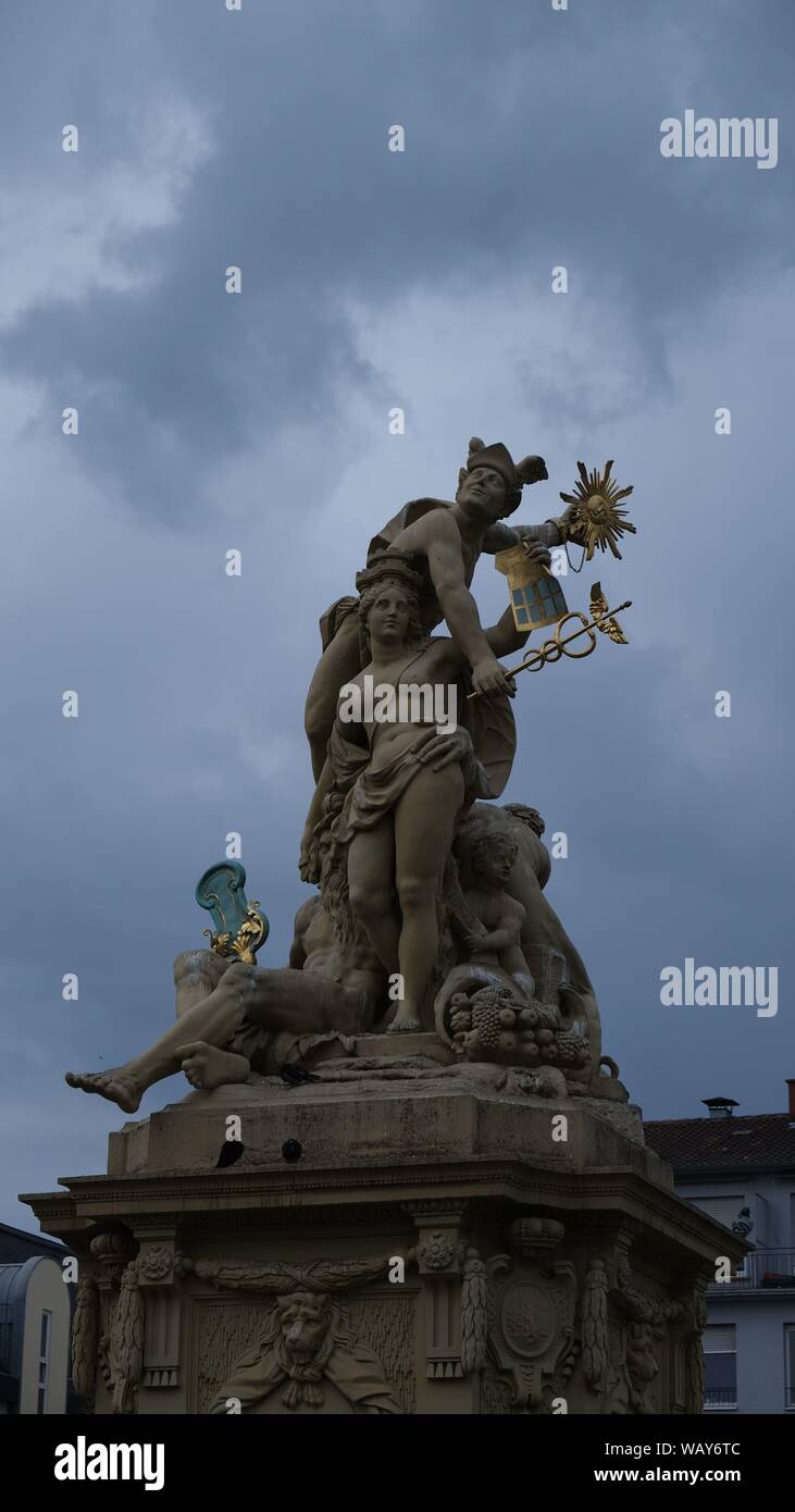 Fontaine de la Place du marché Banque D'Images