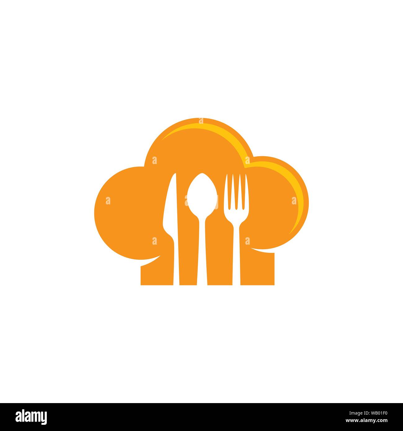 Chef hat modèle logo vector illustration Illustration de Vecteur