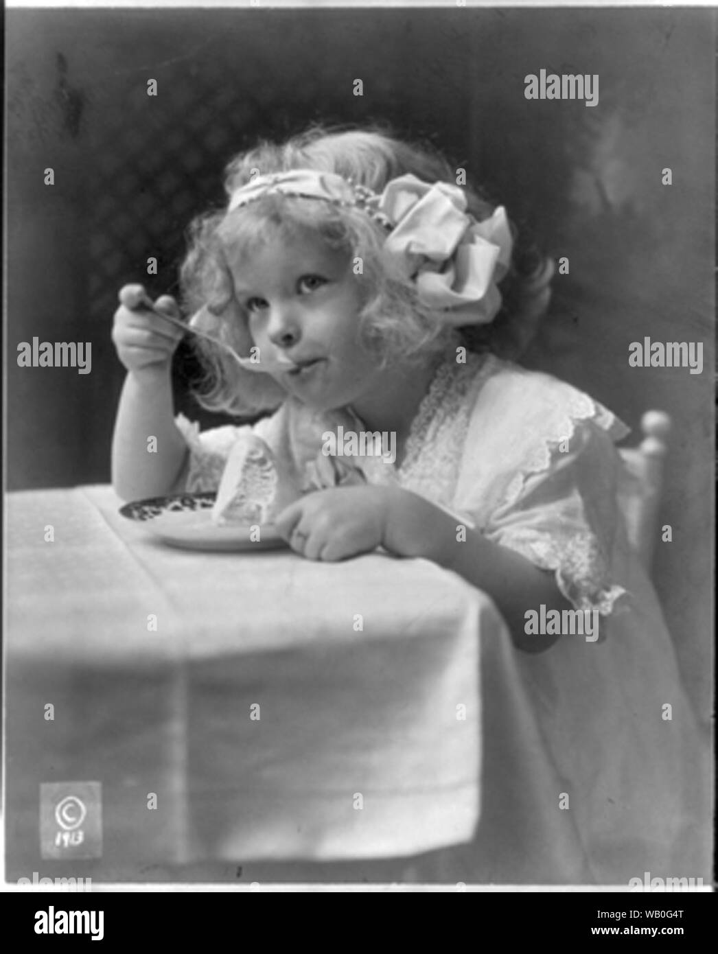 hild déjeuner repas vintage Banque D'Images