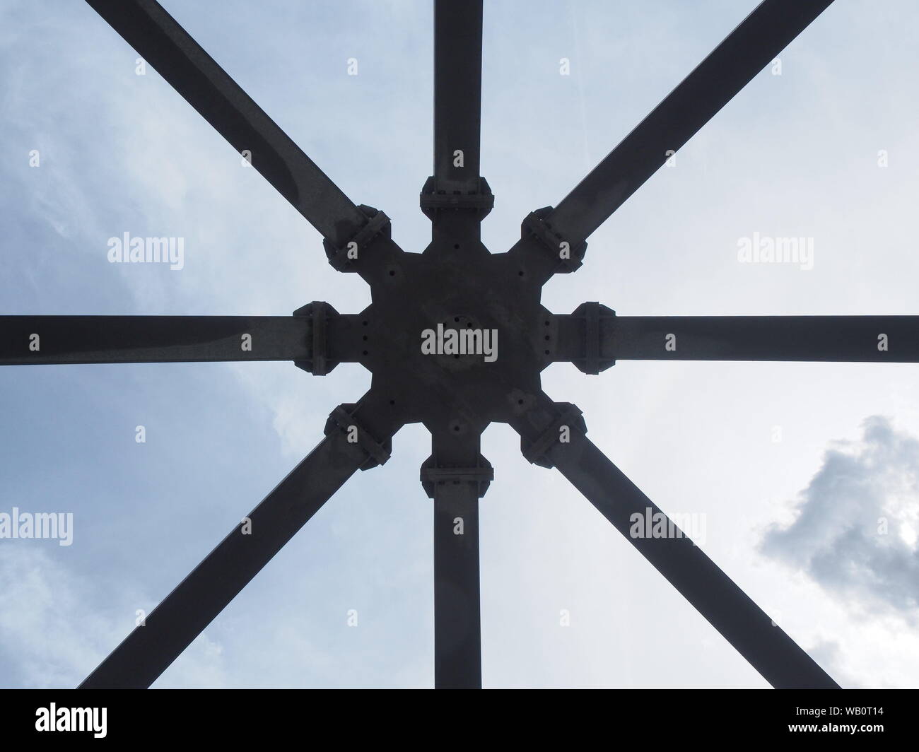 Treetop walk construction, Bad Harzburg, Allemagne Banque D'Images Treetop walk construction, Bad Harzburg, Allemagne Banque D'Images