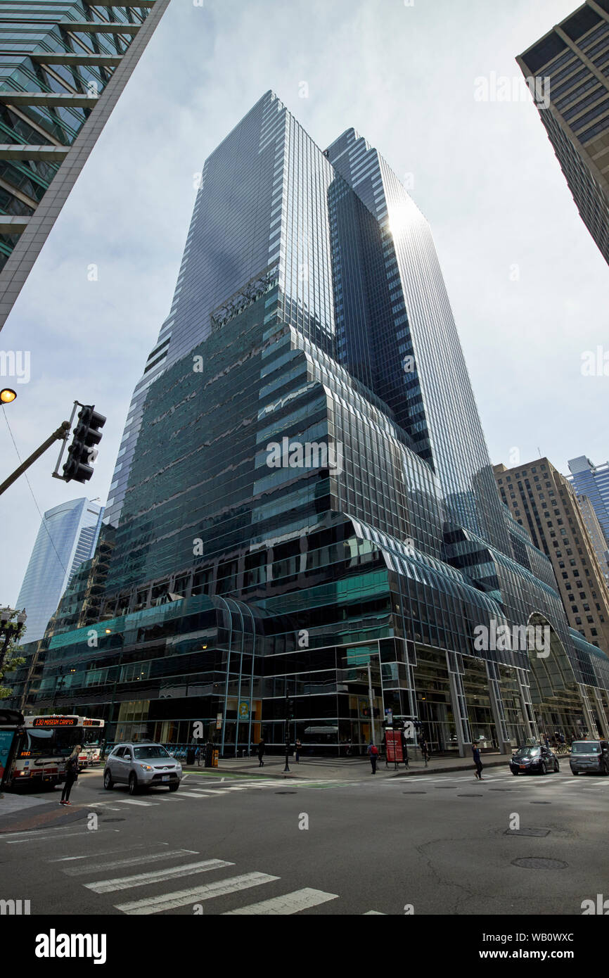 500 west madison connu comme le nord-ouest de l'atrium du centre et centre de Citigroup maintenant accenture Tower Chicago Illinois Etats-Unis d'Amérique Banque D'Images