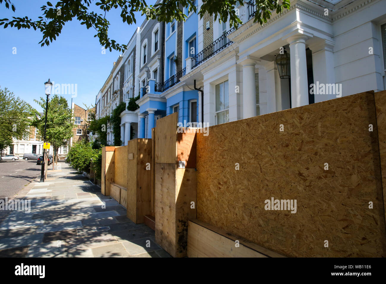 Londres, Royaume-Uni. Août 22, 2019. Un condamné bien à l'avance sur Ladbroke Grove le carnaval de Notting Hill dans l'ouest de Londres. Crédit : Steve Taylor/SOPA Images/ZUMA/Alamy Fil Live News Banque D'Images