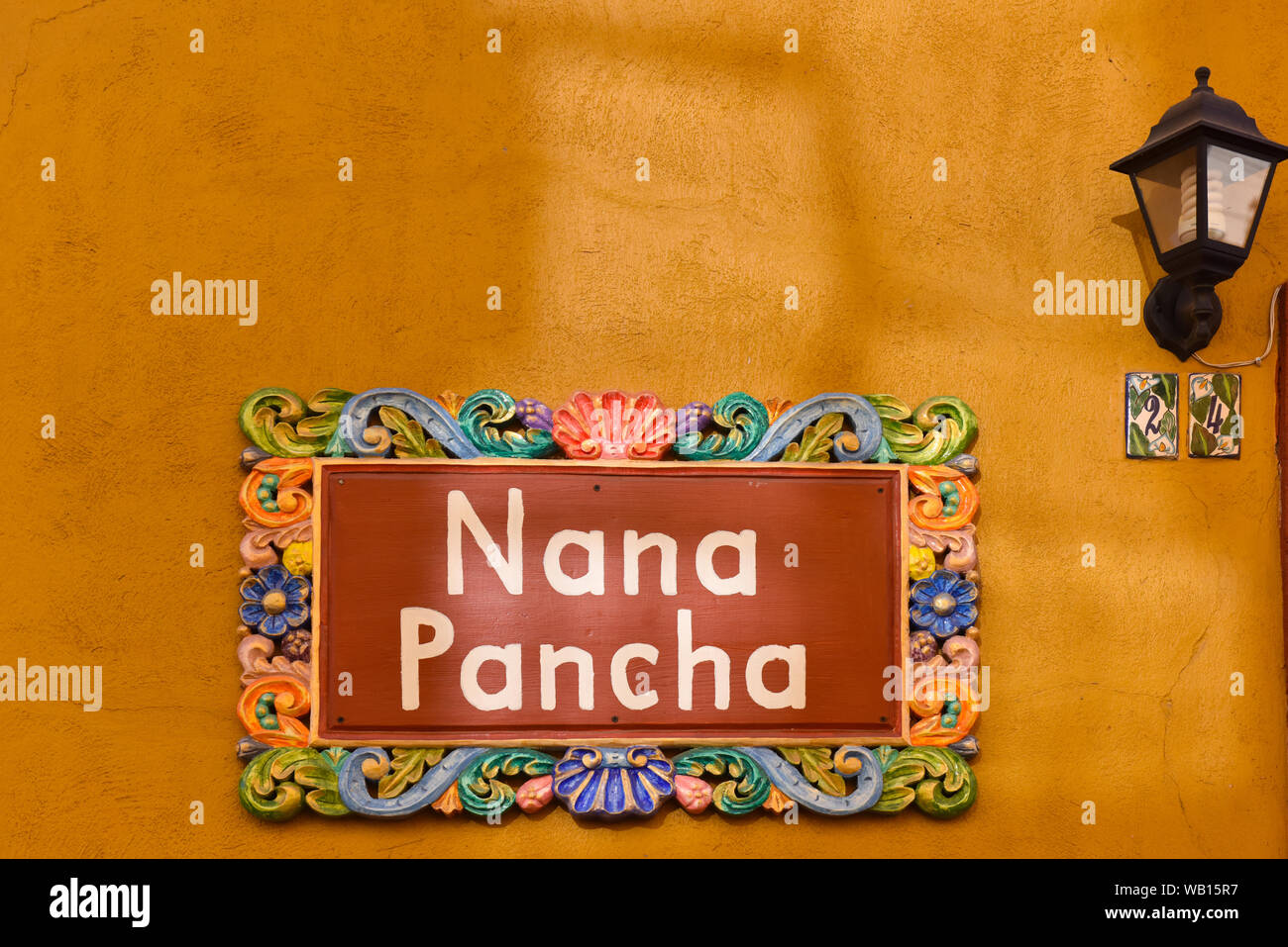 Détail architectural, San Miguel de Allende Banque D'Images