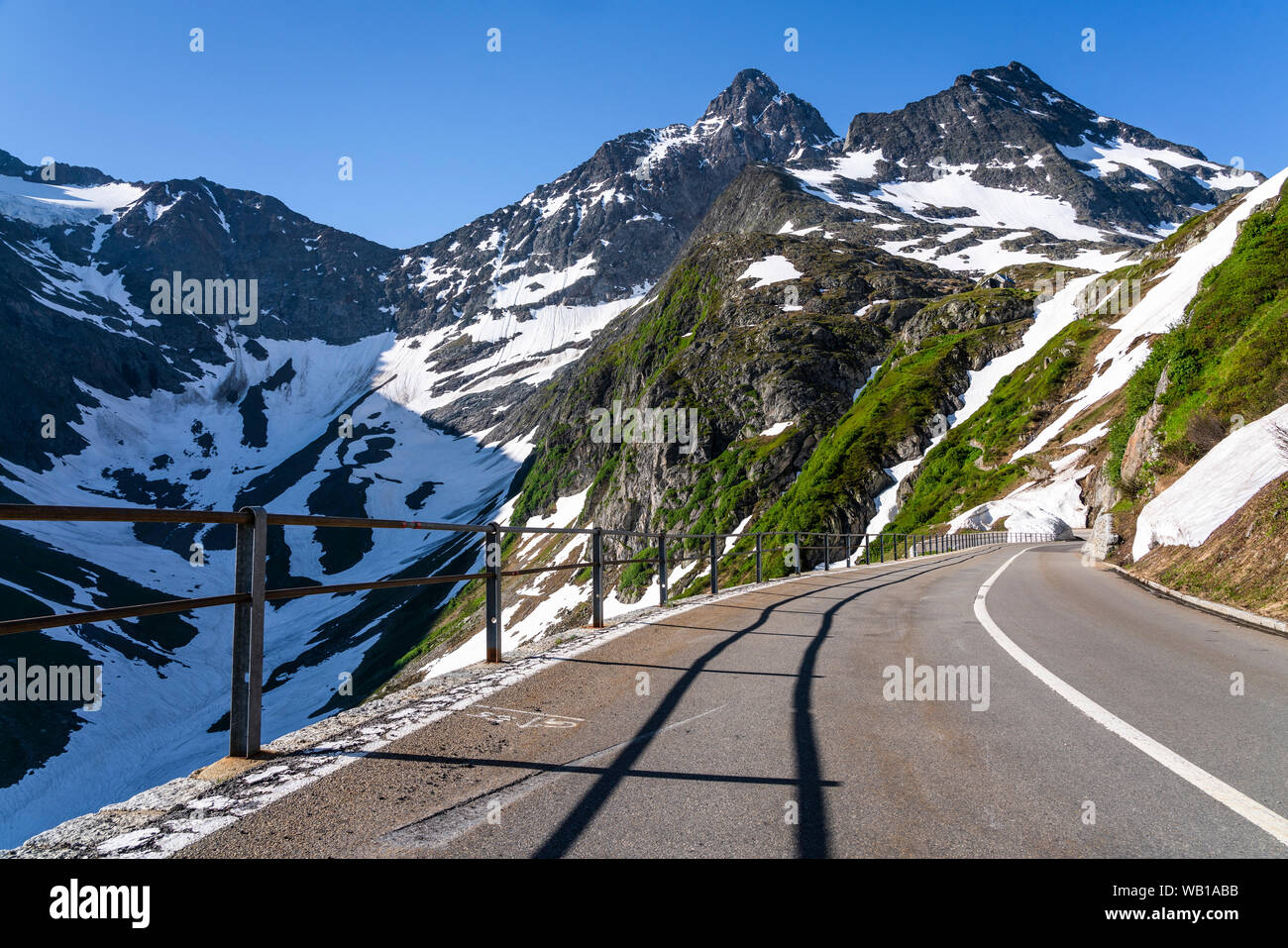 La Suisse, Canton d'Uri, Susten Pass Banque D'Images