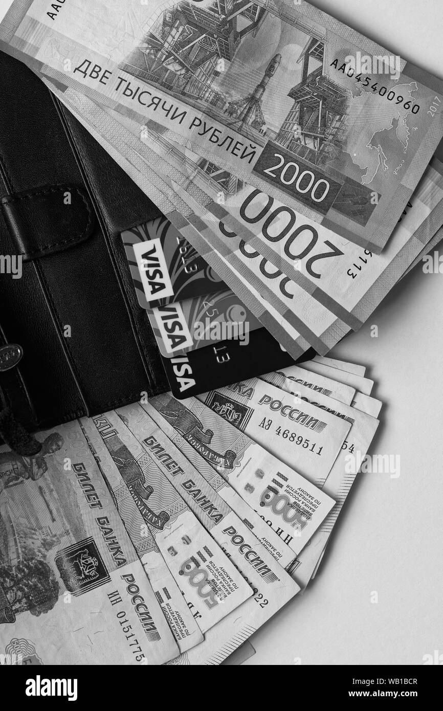Bouchent les billets de banque Banque d'images noir et blanc - Alamy