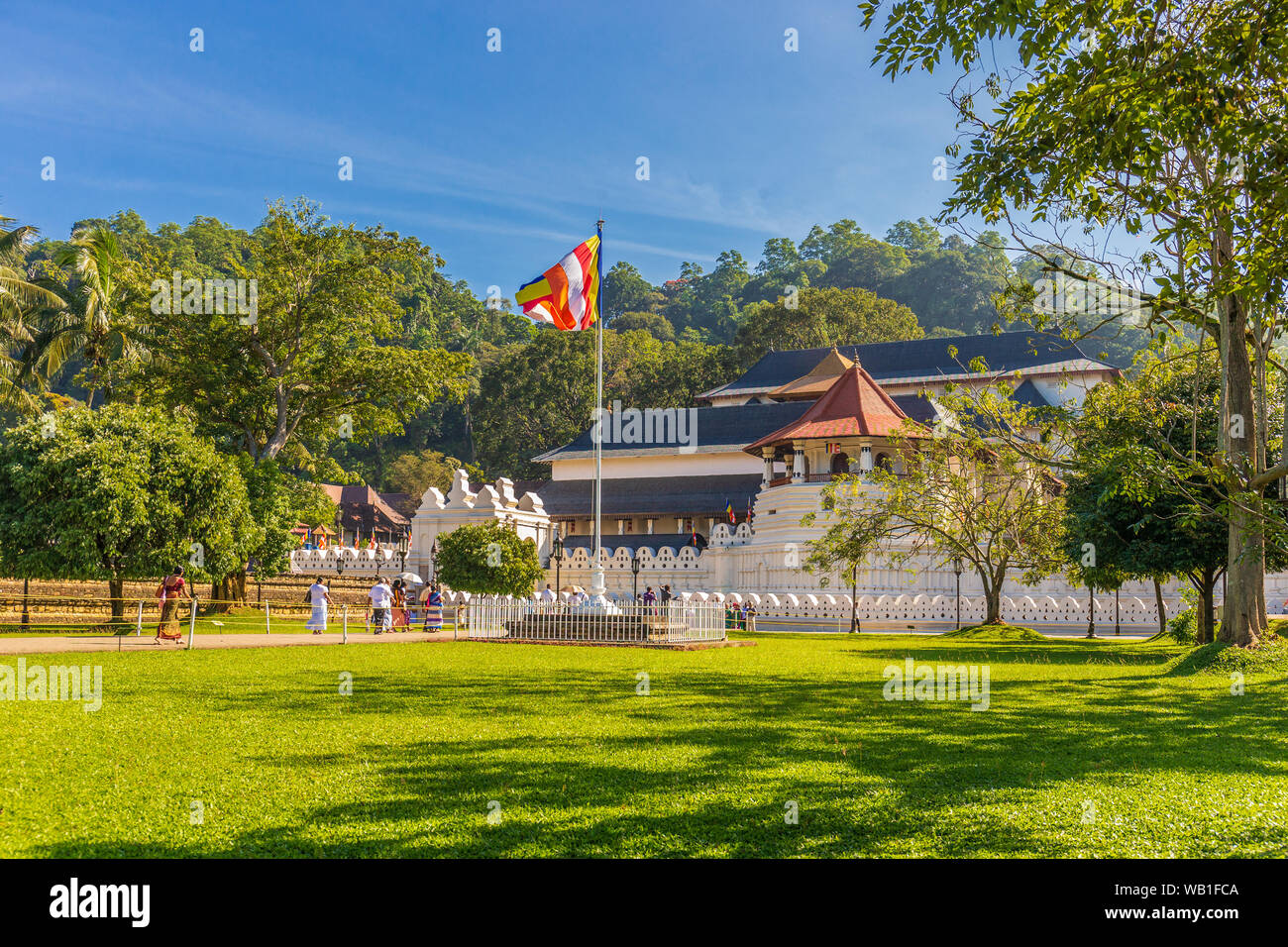 Temple de la dent, Kandy, Sri Lanka Banque D'Images