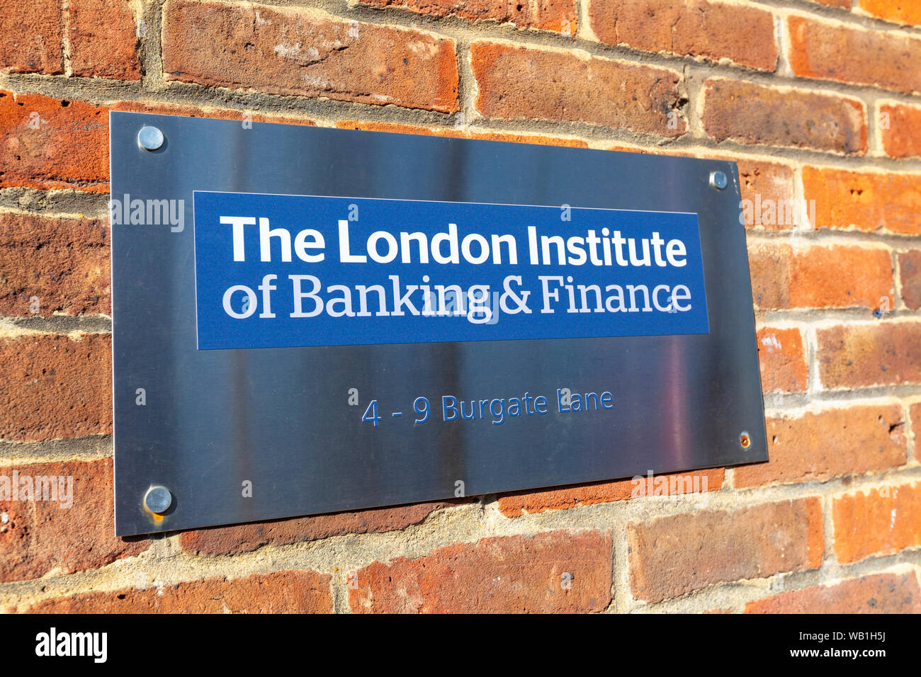 Le london institute of Banking & Finance, Canterbury, Kent, UK Banque D'Images