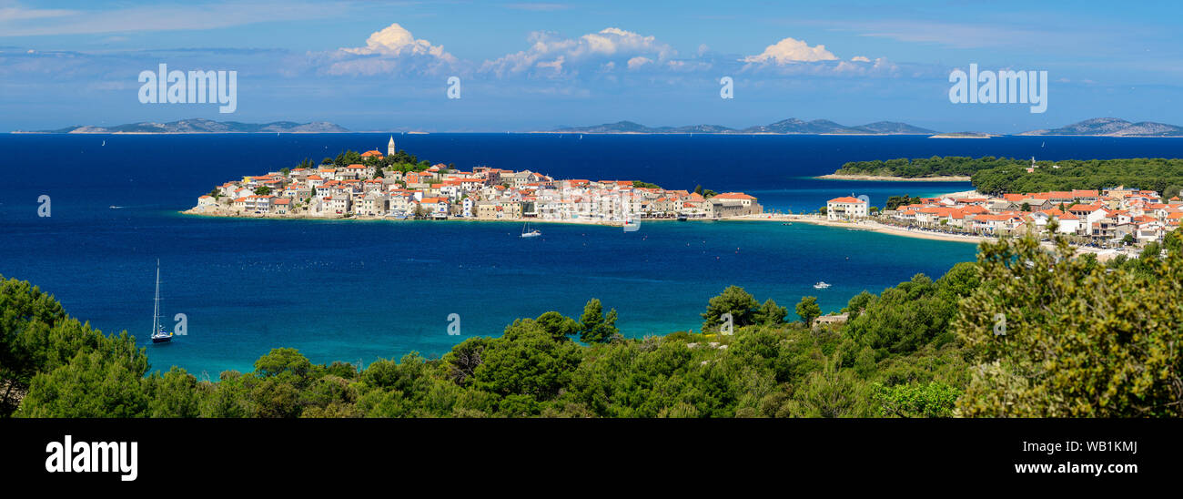 L'Europe, d'Europe, l'Europe de l'Est, Sud-est de l'Europe, la Dalmatie, Croatie, Balkans, Mer Adriatique, Primosten, 30078121, Banque D'Images