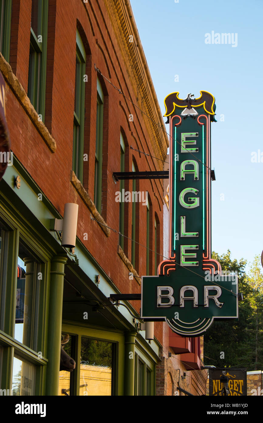 Enseigne Eagle Bar Fargo USA Banque D'Images